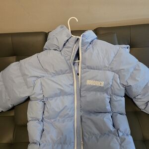 HOODRICH Light Blue Puffer Jacket with Hood